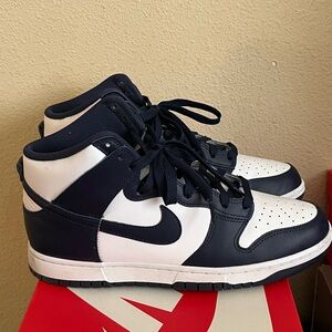 Nike Men's Dunk High Navy/White